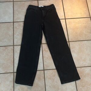 Hollister Black Straight-Leg Women's Jeans